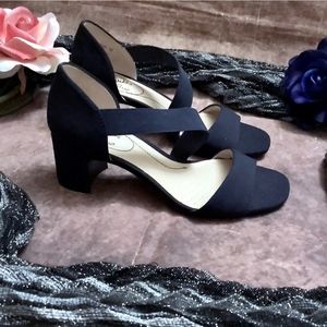 Navy CALIA Sandals by Life Stride Soft System ~ Women's 6W ~ NWOT